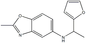 N-[1-(furan-2-yl)ethyl]-2-methyl-1,3-benzoxazol-5-amine Struktur