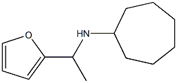 N-[1-(furan-2-yl)ethyl]cycloheptanamine Struktur