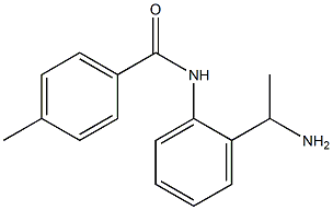 N-[2-(1-aminoethyl)phenyl]-4-methylbenzamide Struktur