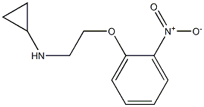 N-[2-(2-nitrophenoxy)ethyl]cyclopropanamine Struktur