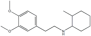 N-[2-(3,4-dimethoxyphenyl)ethyl]-2-methylcyclohexan-1-amine Struktur