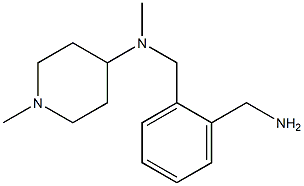 N-[2-(aminomethyl)benzyl]-N,1-dimethylpiperidin-4-amine Struktur