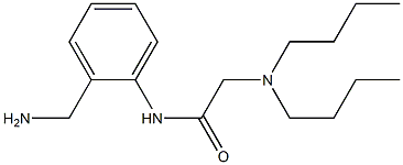 N-[2-(aminomethyl)phenyl]-2-(dibutylamino)acetamide Struktur