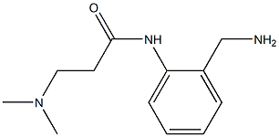 N-[2-(aminomethyl)phenyl]-3-(dimethylamino)propanamide Struktur