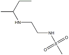 N-[2-(butan-2-ylamino)ethyl]methanesulfonamide Struktur