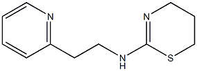 N-[2-(pyridin-2-yl)ethyl]-5,6-dihydro-4H-1,3-thiazin-2-amine Struktur