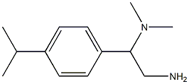 N-[2-amino-1-(4-isopropylphenyl)ethyl]-N,N-dimethylamine Struktur