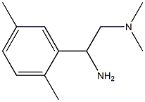 N-[2-amino-2-(2,5-dimethylphenyl)ethyl]-N,N-dimethylamine Struktur