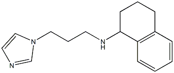 N-[3-(1H-imidazol-1-yl)propyl]-1,2,3,4-tetrahydronaphthalen-1-amine Struktur