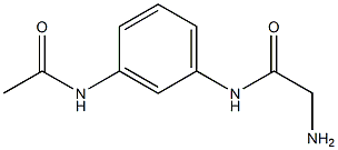 N-[3-(acetylamino)phenyl]-2-aminoacetamide Struktur