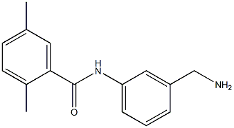 N-[3-(aminomethyl)phenyl]-2,5-dimethylbenzamide Struktur