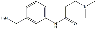 N-[3-(aminomethyl)phenyl]-3-(dimethylamino)propanamide Struktur