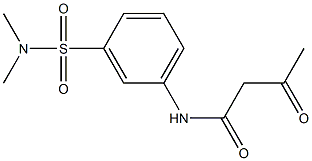 N-[3-(dimethylsulfamoyl)phenyl]-3-oxobutanamide Struktur