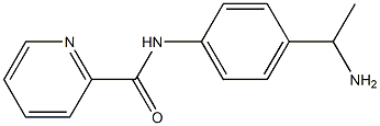 N-[4-(1-aminoethyl)phenyl]pyridine-2-carboxamide Struktur