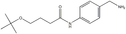 N-[4-(aminomethyl)phenyl]-4-(tert-butoxy)butanamide Struktur