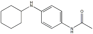 N-[4-(cyclohexylamino)phenyl]acetamide Struktur