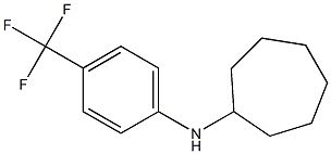 N-[4-(trifluoromethyl)phenyl]cycloheptanamine Struktur