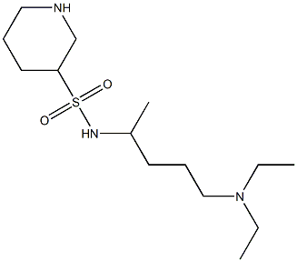 N-[5-(diethylamino)pentan-2-yl]piperidine-3-sulfonamide Struktur