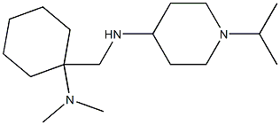 N-{[1-(dimethylamino)cyclohexyl]methyl}-1-(propan-2-yl)piperidin-4-amine Struktur