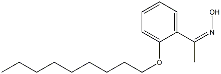 N-{1-[2-(nonyloxy)phenyl]ethylidene}hydroxylamine Struktur