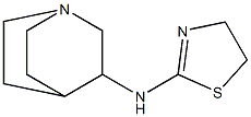 N-{1-azabicyclo[2.2.2]octan-3-yl}-4,5-dihydro-1,3-thiazol-2-amine Struktur