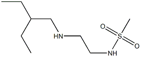 N-{2-[(2-ethylbutyl)amino]ethyl}methanesulfonamide Struktur