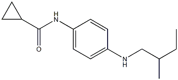 N-{4-[(2-methylbutyl)amino]phenyl}cyclopropanecarboxamide Struktur