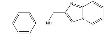 N-{imidazo[1,2-a]pyridin-2-ylmethyl}-4-methylaniline Struktur