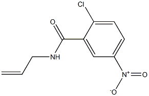 N-allyl-2-chloro-5-nitrobenzamide Struktur