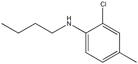 N-butyl-2-chloro-4-methylaniline Struktur