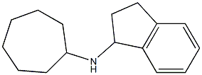 N-cycloheptyl-2,3-dihydro-1H-inden-1-amine Struktur