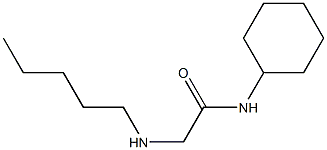 N-cyclohexyl-2-(pentylamino)acetamide Struktur