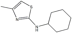 N-cyclohexyl-4-methyl-1,3-thiazol-2-amine Struktur