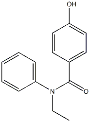 N-ethyl-4-hydroxy-N-phenylbenzamide Struktur