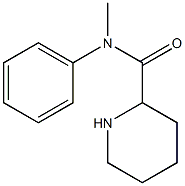 N-methyl-N-phenylpiperidine-2-carboxamide Struktur