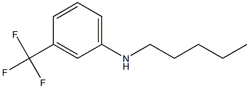 N-pentyl-3-(trifluoromethyl)aniline Struktur