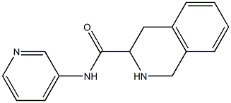 N-pyridin-3-yl-1,2,3,4-tetrahydroisoquinoline-3-carboxamide Struktur