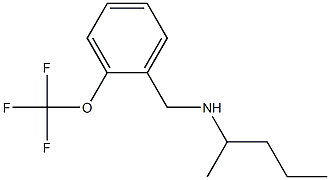 pentan-2-yl({[2-(trifluoromethoxy)phenyl]methyl})amine Struktur