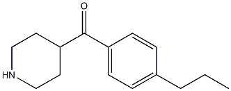 piperidin-4-yl(4-propylphenyl)methanone Struktur