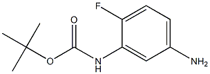 tert-butyl 5-amino-2-fluorophenylcarbamate Struktur