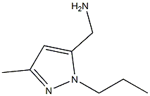 1H-Pyrazole-5-methanamine,  3-methyl-1-propyl- Struktur