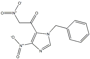 1-(1-BENZYL-4-NITRO-1H-IMIDAZOL-5-YL)-2-NITROETHANONE Struktur