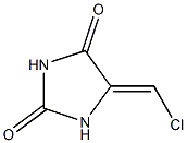 2,4-Imidazolidinedione,  5-(chloromethylene)- Struktur