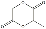 2,5-dioxo-3-methyl-1,4-dioxane Struktur