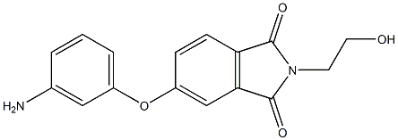 5-[(3-aminophenyl)oxy]-2-(2-hydroxyethyl)-1H-isoindole-1,3(2H)-dione Struktur