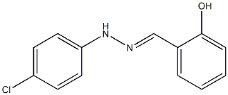 2-hydroxybenzaldehyde (4-chlorophenyl)hydrazone Struktur