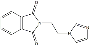 2-[2-(1H-imidazol-1-yl)ethyl]-1H-isoindole-1,3(2H)-dione Struktur