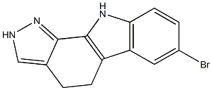 7-bromo-2,4,5,10-tetrahydropyrazolo[3,4-a]carbazole Struktur