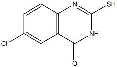 6-chloro-2-sulfanyl-4(3H)-quinazolinone Struktur