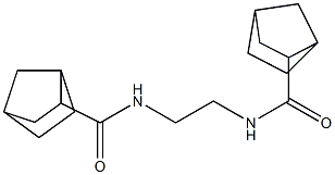 N-{2-[(bicyclo[2.2.1]hept-2-ylcarbonyl)amino]ethyl}bicyclo[2.2.1]heptane-2-carboxamide Struktur